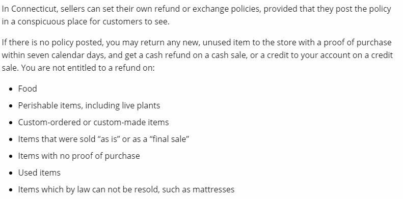 Detail Return Policy Template Nomer 38
