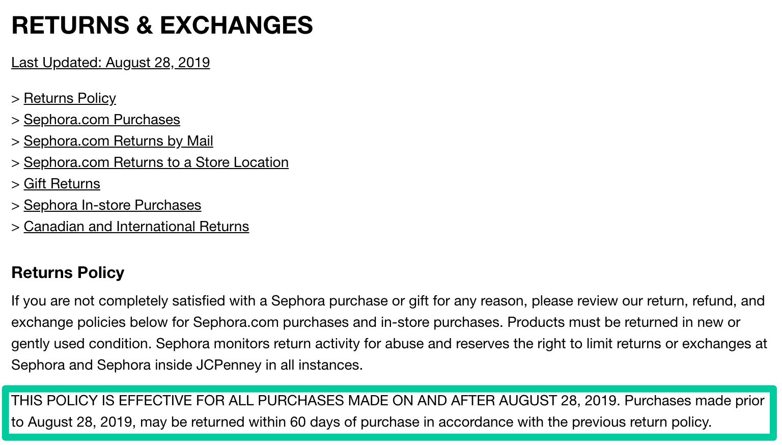 Detail Return Policy Template Nomer 6