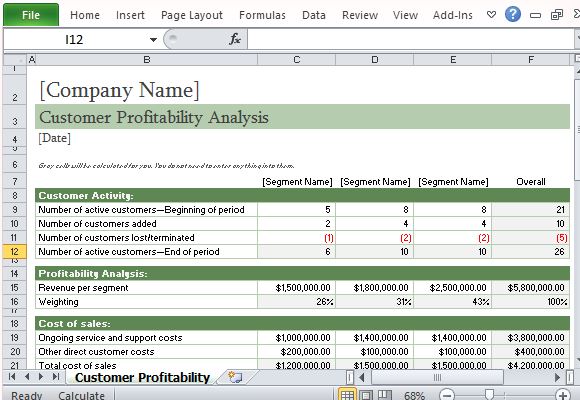 Detail Revenue Management Excel Template Nomer 12