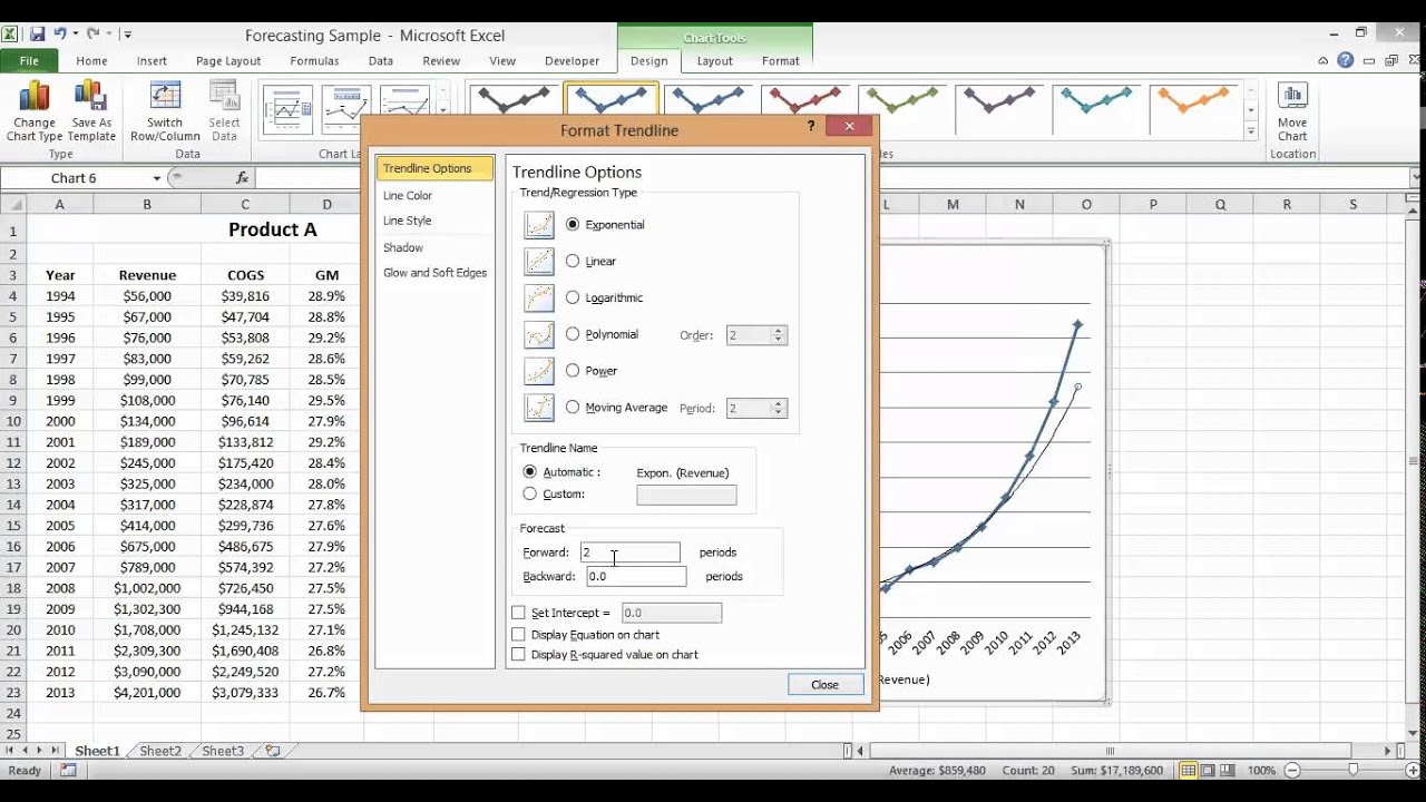Detail Revenue Projection Template Excel Nomer 40