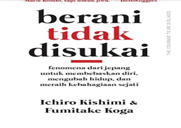 Detail Review Buku Berani Tidak Disukai Nomer 20