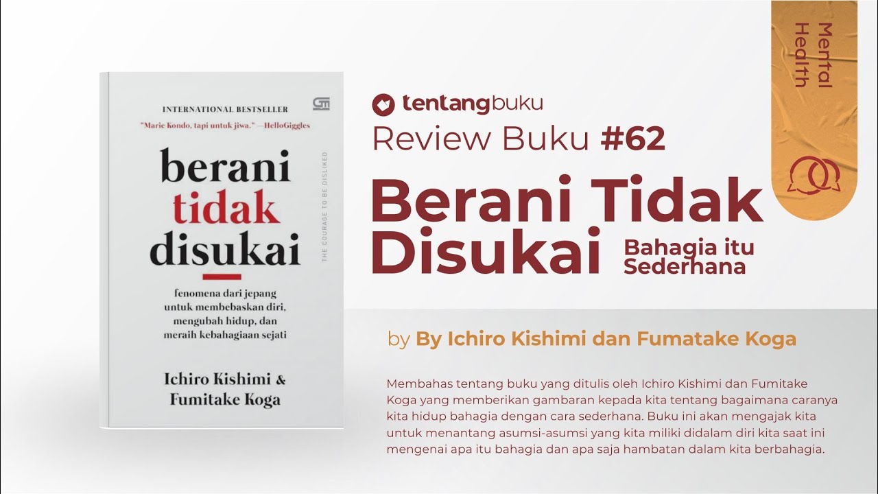 Detail Review Buku Berani Tidak Disukai Nomer 32