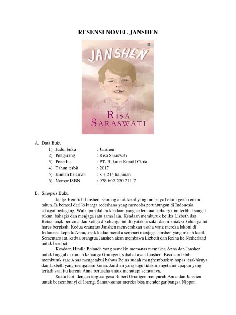 Detail Review Buku Janshen Risa Saraswati Nomer 4