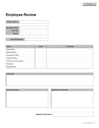 Review Form Template - KibrisPDR