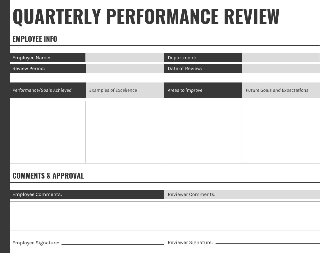 Detail Review Form Template Nomer 11