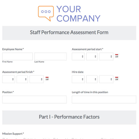 Detail Review Form Template Nomer 35