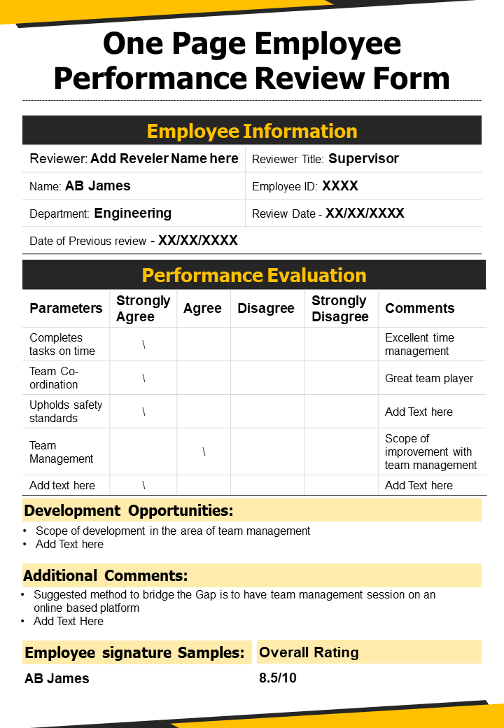 Detail Review Form Template Nomer 43