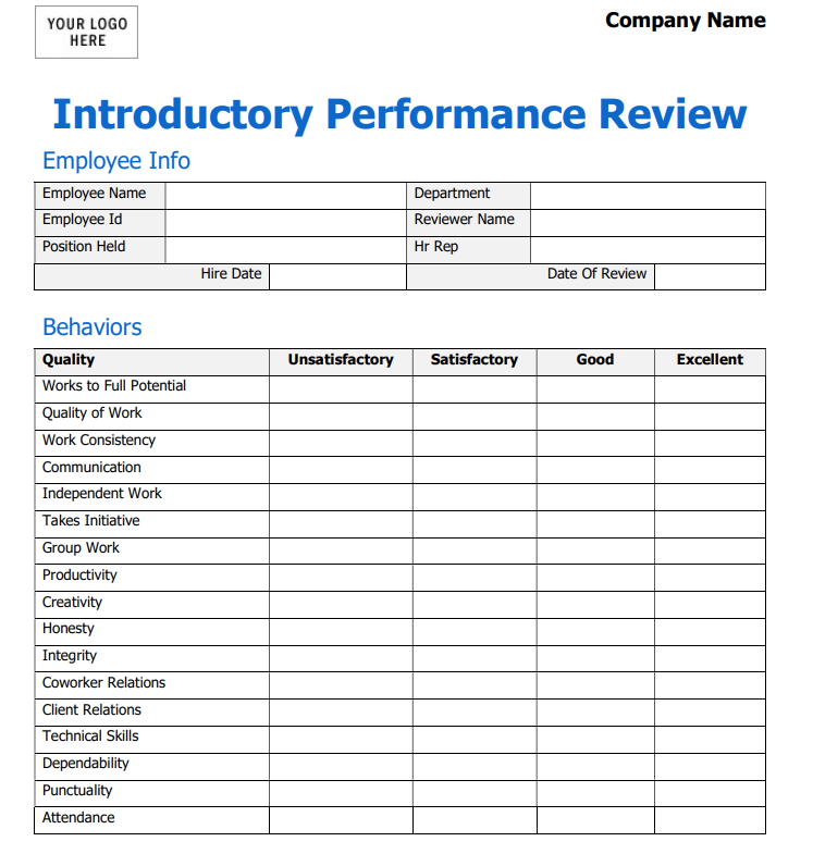 Detail Review Form Template Nomer 10