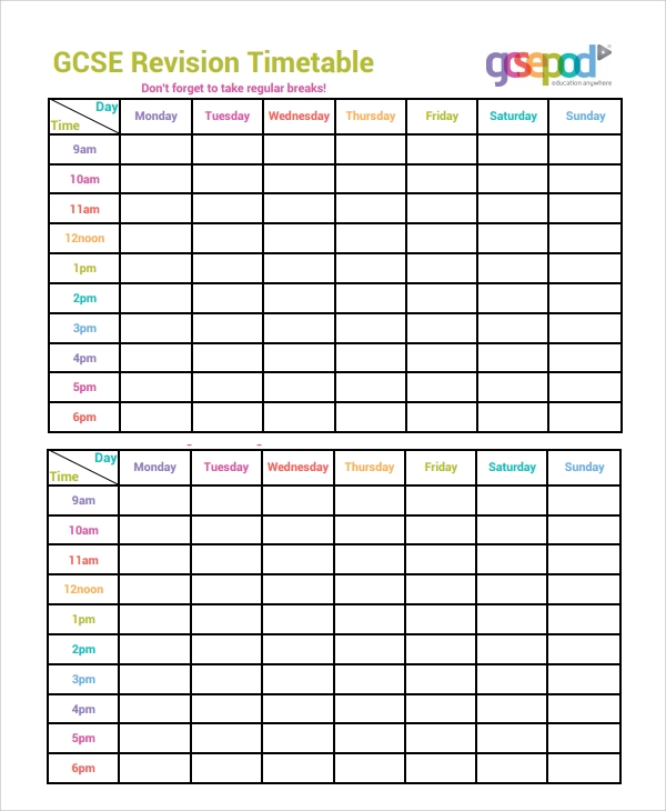 Detail Revision Sheet Template Nomer 11