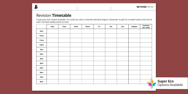 Detail Revision Sheet Template Nomer 34