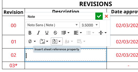 Detail Revision Sheet Template Nomer 41