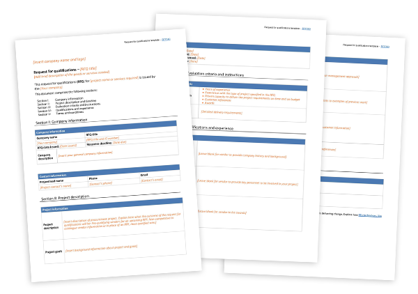 Detail Rfq Template Free Nomer 32