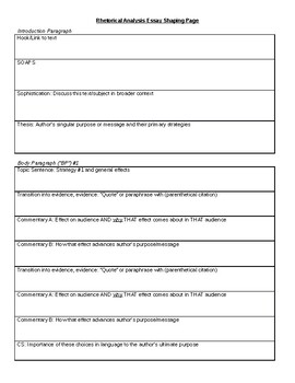 Detail Rhetorical Analysis Essay Template Nomer 13