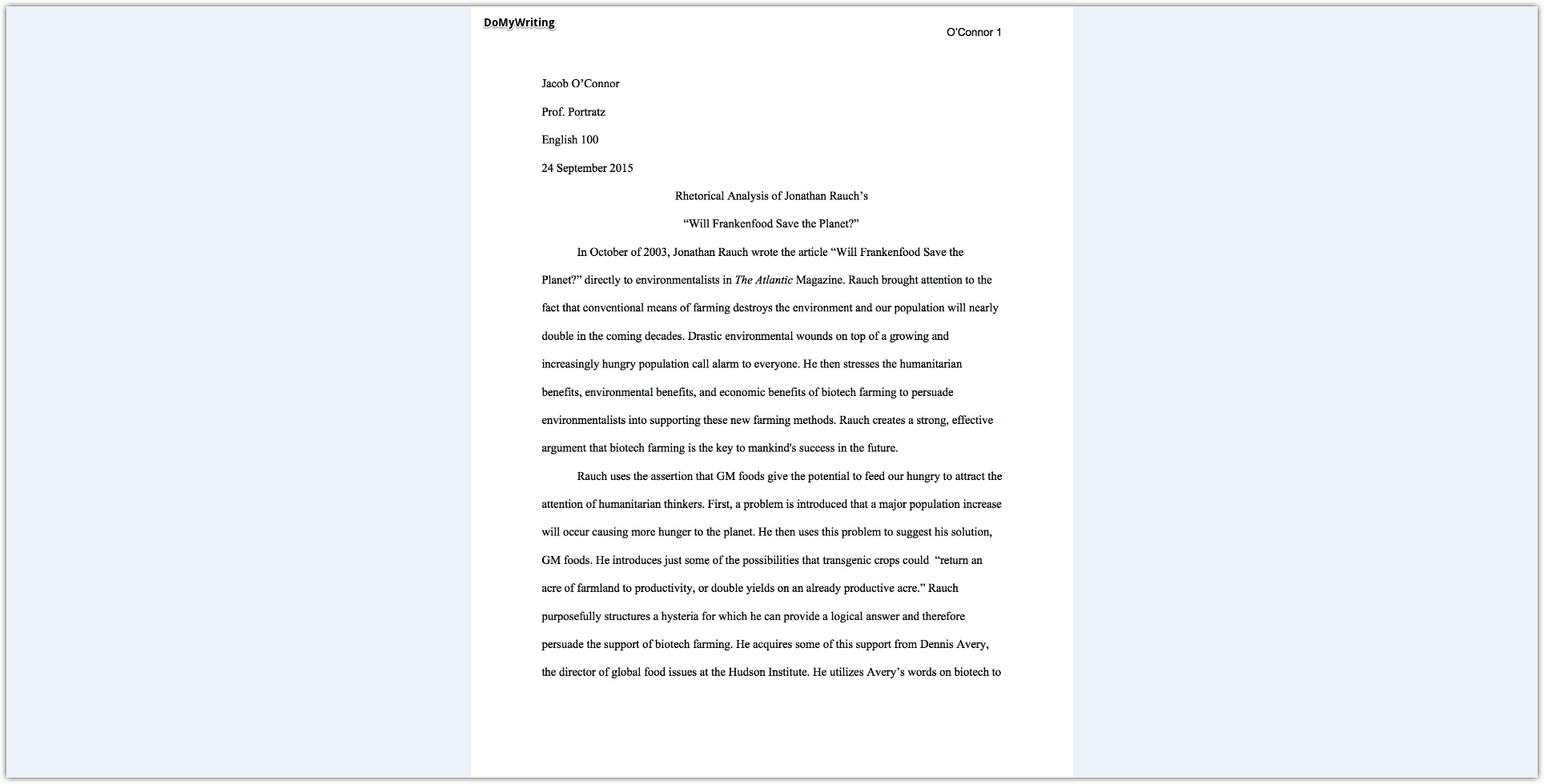 Detail Rhetorical Analysis Essay Template Nomer 37