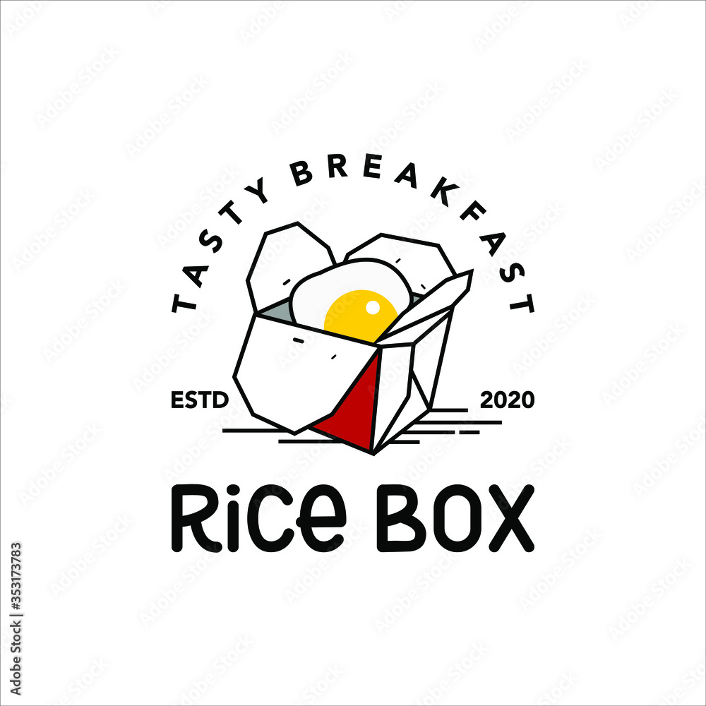 Detail Rice Box Design Template Nomer 11