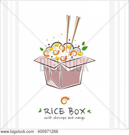 Detail Rice Box Design Template Nomer 17