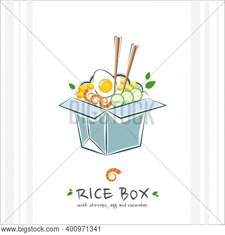 Detail Rice Box Design Template Nomer 29