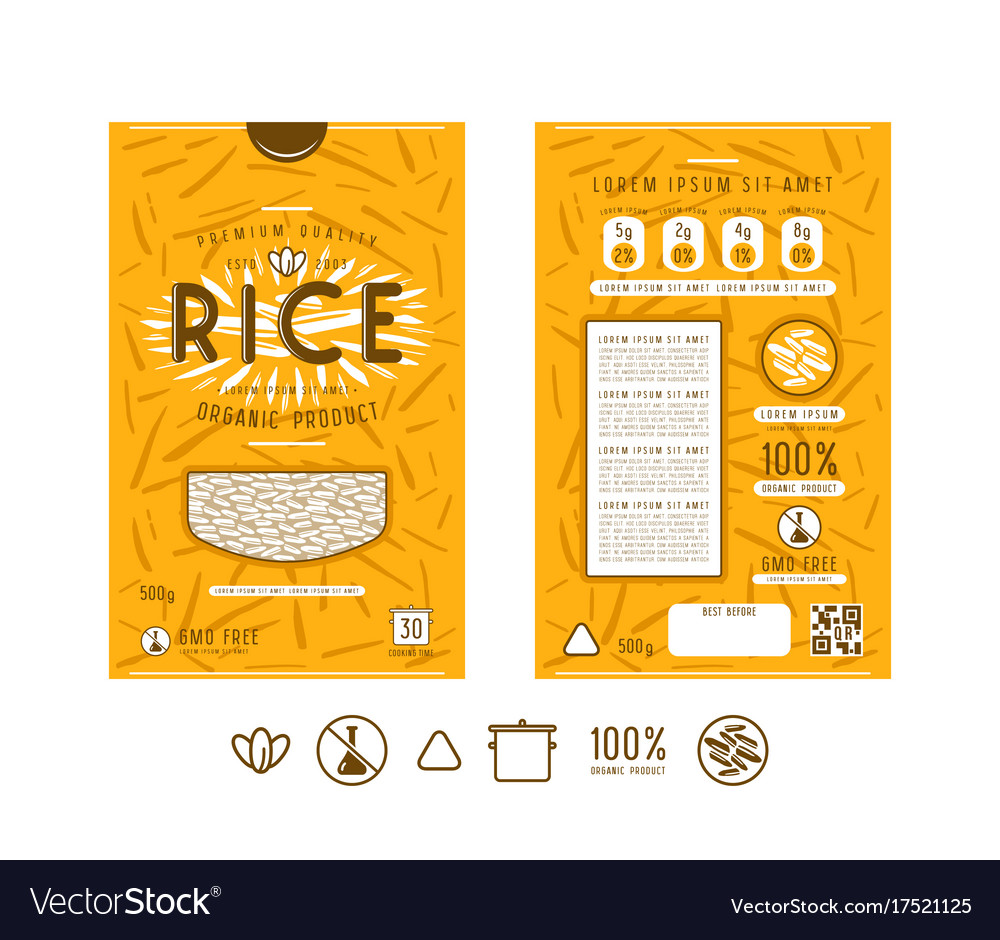 Detail Rice Box Design Template Nomer 5