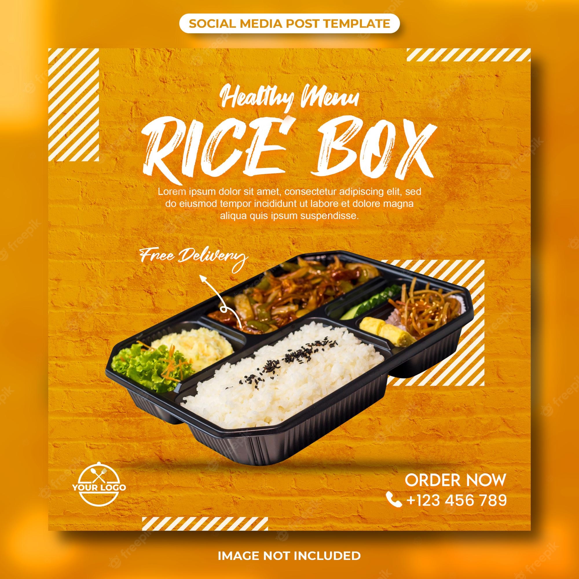 Detail Rice Box Template Nomer 39