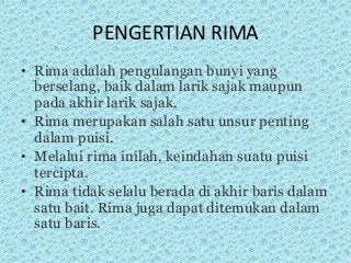 Detail Rima Puisi Adalah Nomer 14