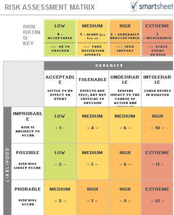 Detail Risk Management Template Excel Free Nomer 39