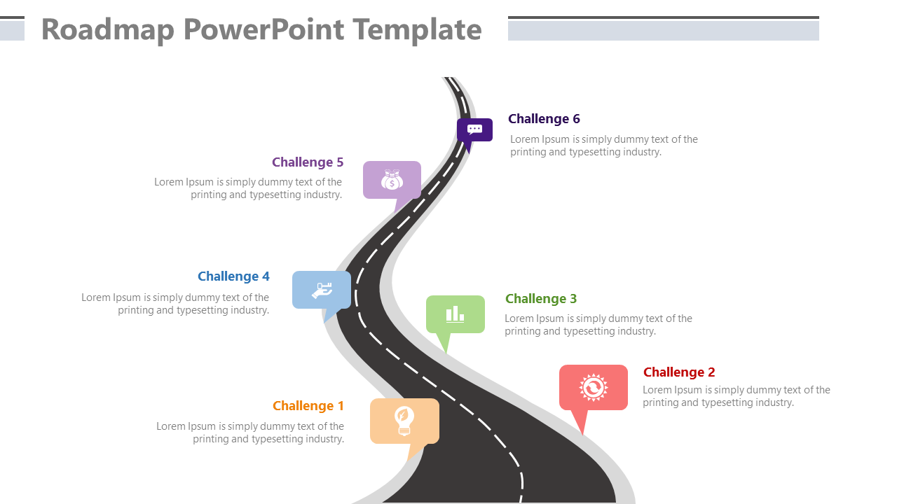 Detail Roadmap Powerpoint Template Nomer 11