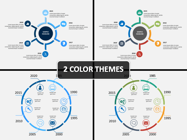 Detail Roadmap Powerpoint Template Nomer 35