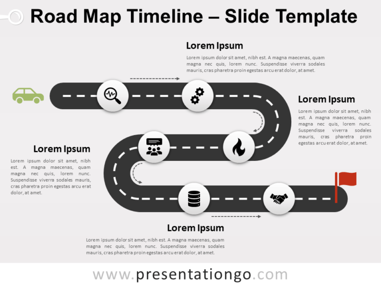 Detail Roadmap Ppt Template Free Nomer 23