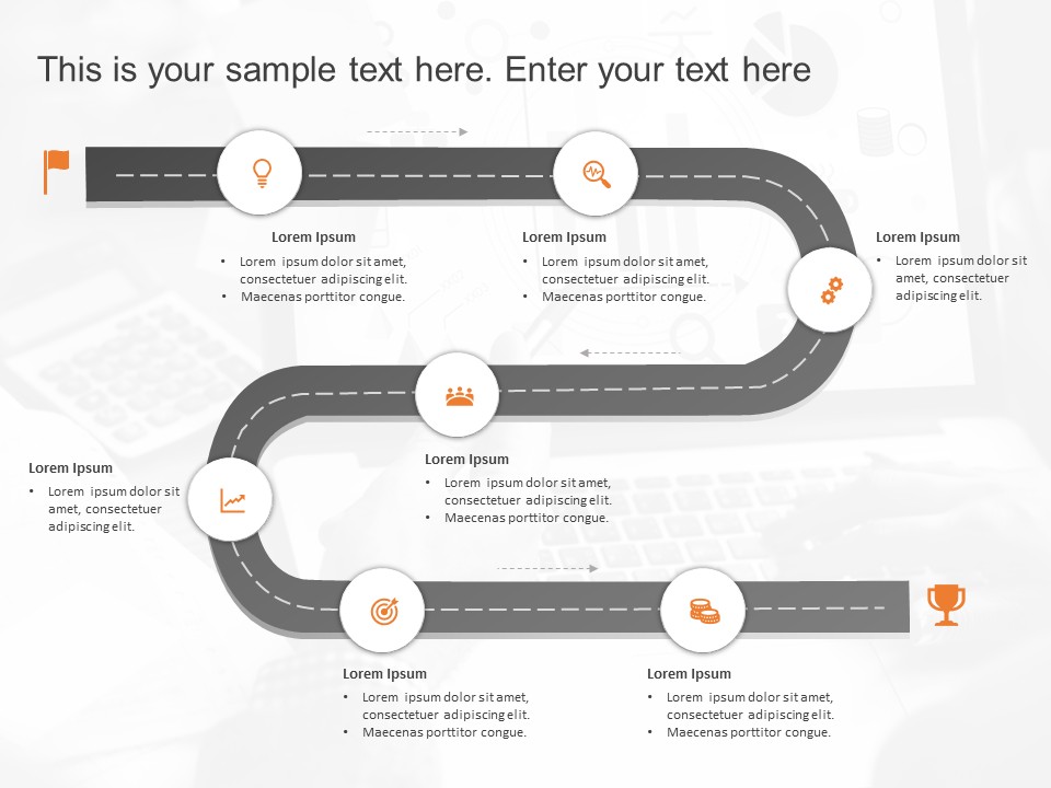 Detail Roadmap Ppt Template Free Nomer 24