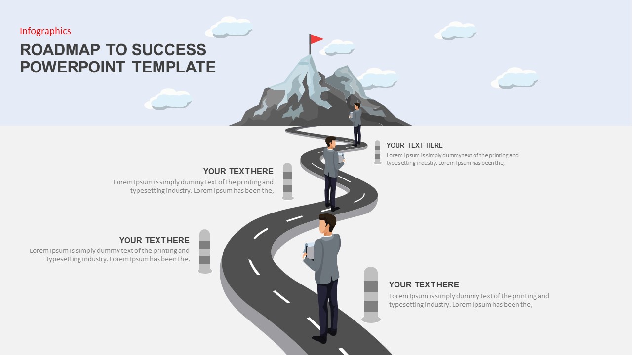 Detail Roadmap Ppt Template Free Nomer 50