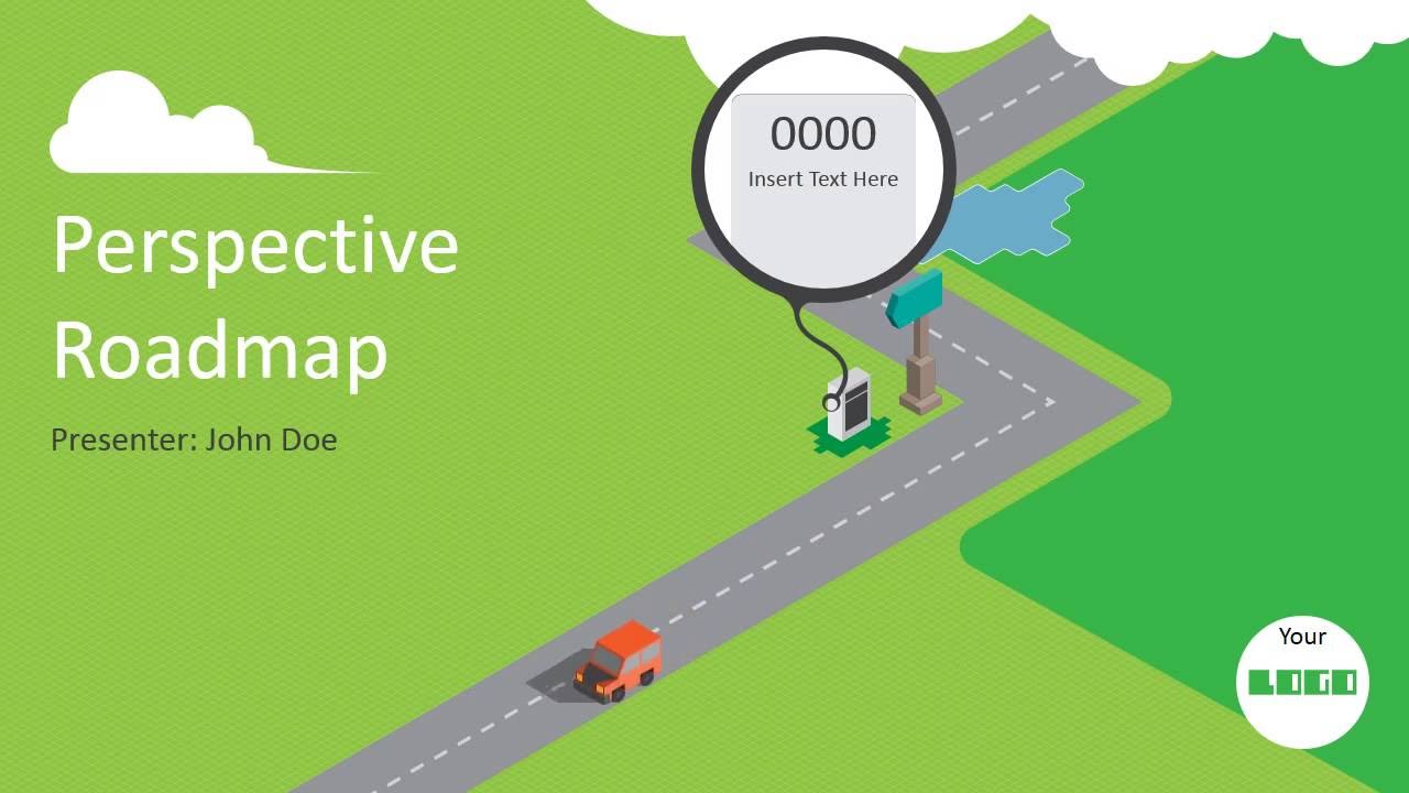 Detail Roadmap Presentation Template Nomer 44
