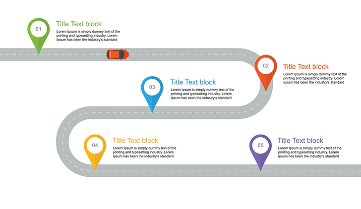 Detail Roadmap Template Ppt Free Download Nomer 4