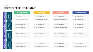 Detail Roadmap Template Ppt Free Download Nomer 49