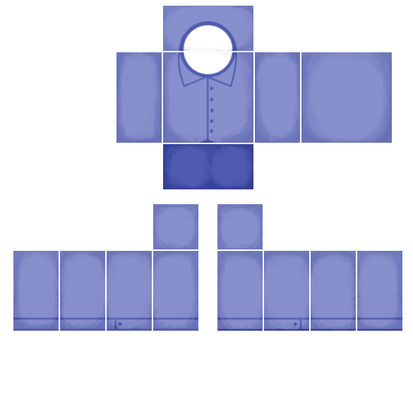 Detail Roblox Shading Template 585 X 559 Nomer 28