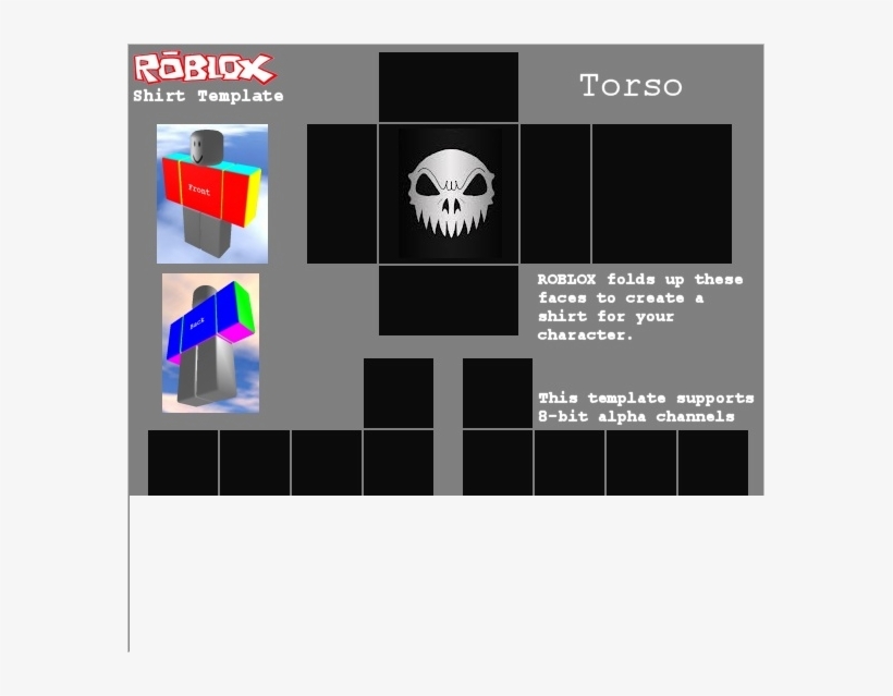 Detail Roblox Shading Template 585 X 559 Nomer 39