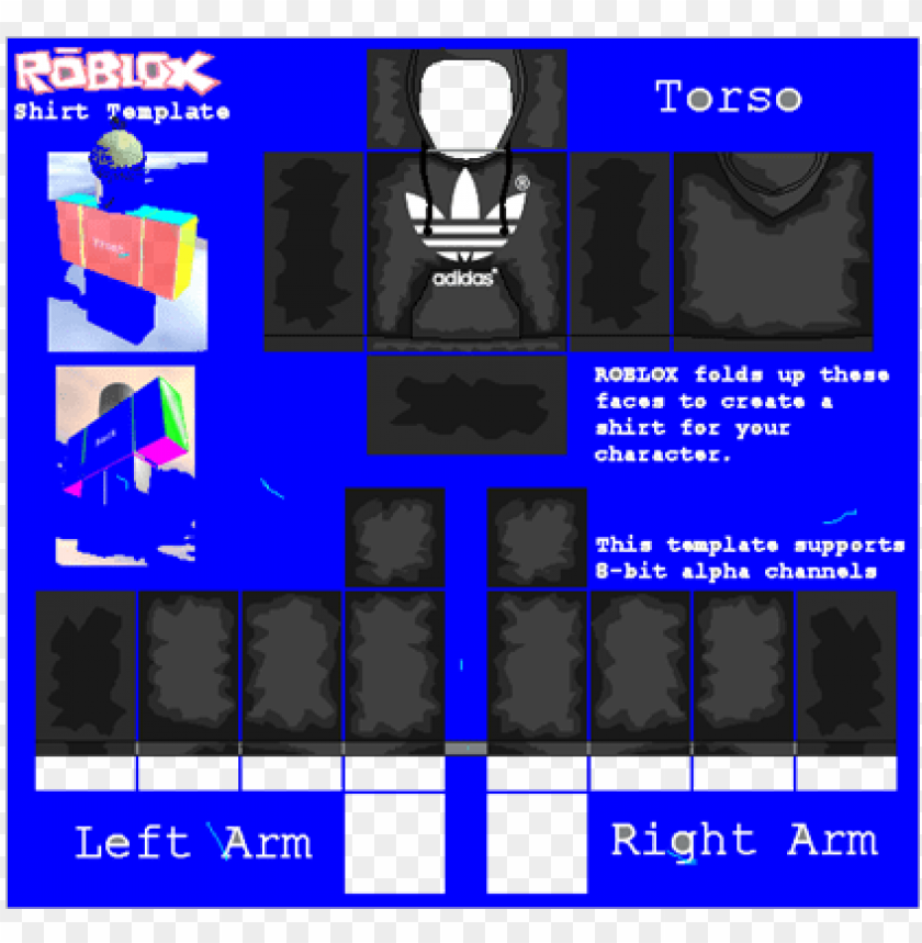 Detail Roblox Shirt Template Adidas Nomer 3