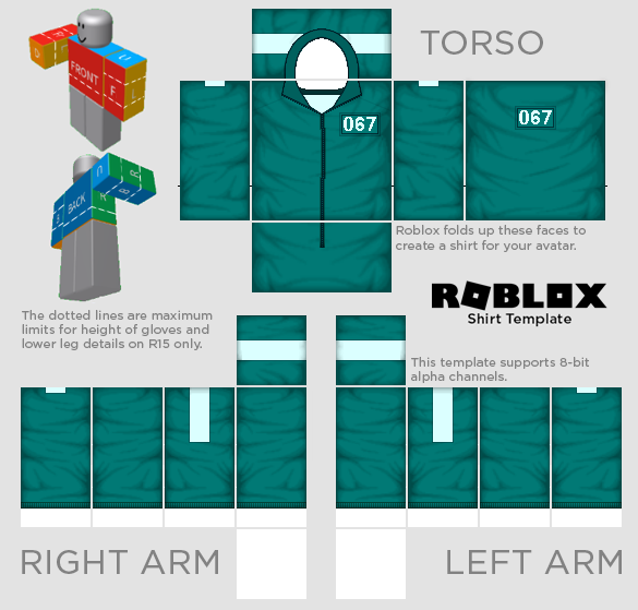 Detail Roblox Shirt Template Transparent Nomer 13