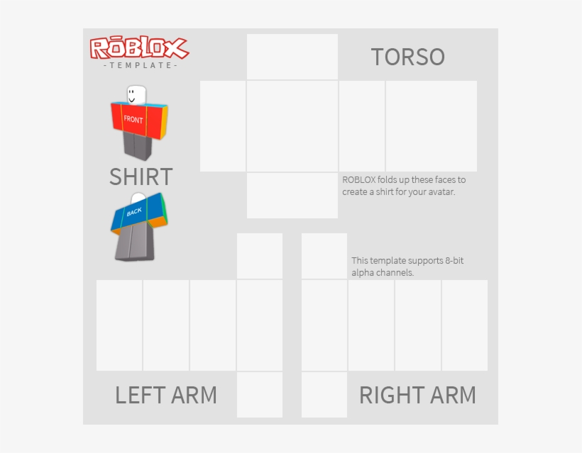 Detail Roblox Shirt Template Transparent Nomer 4