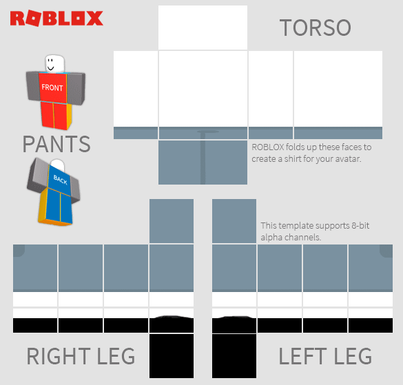 Detail Roblox Skin Template Nomer 9