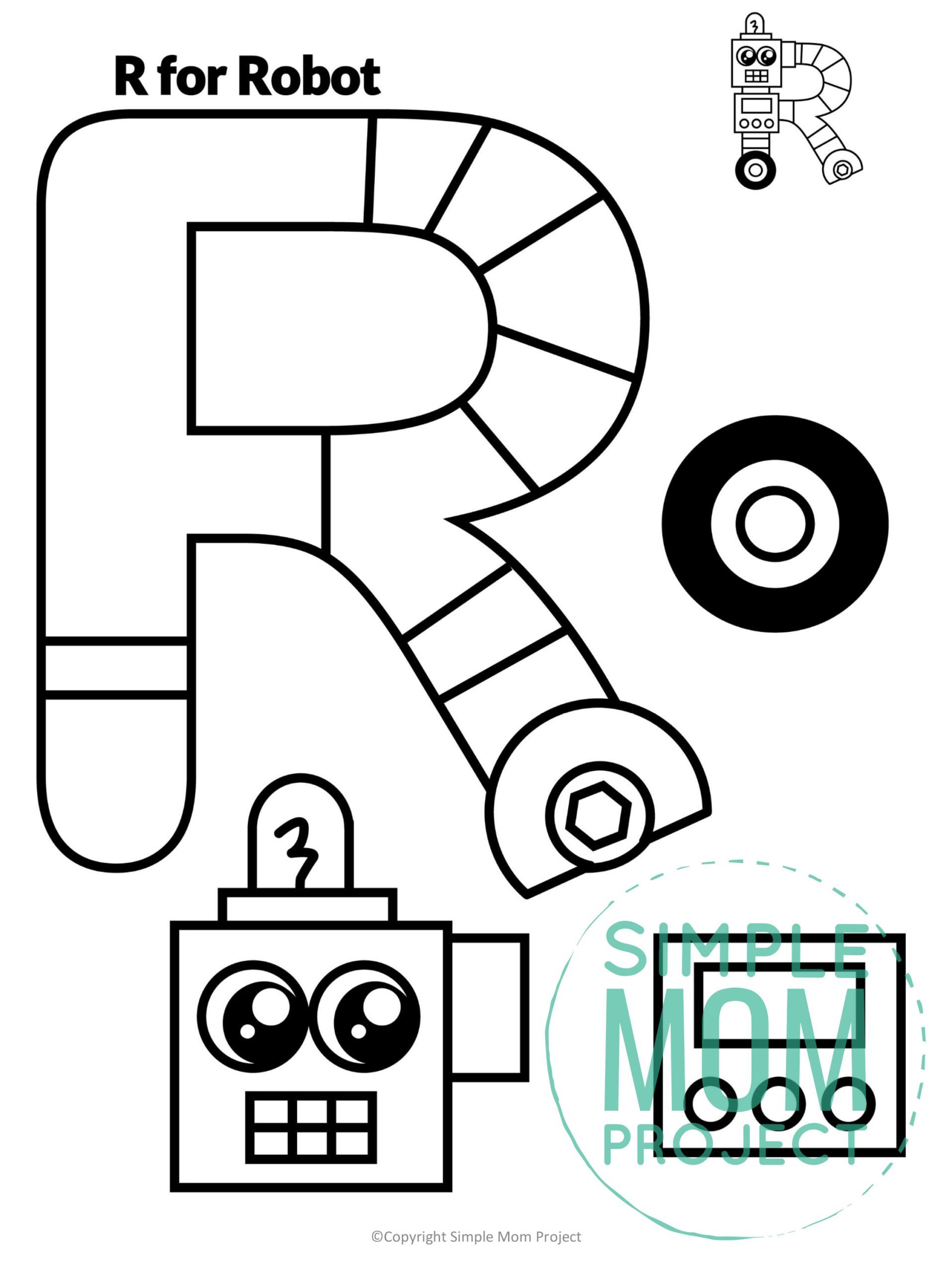 Detail Robot Craft Template Nomer 10