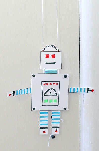 Detail Robot Craft Template Nomer 15