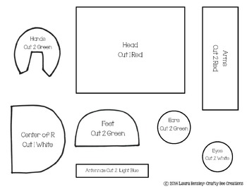 Detail Robot Craft Template Nomer 29