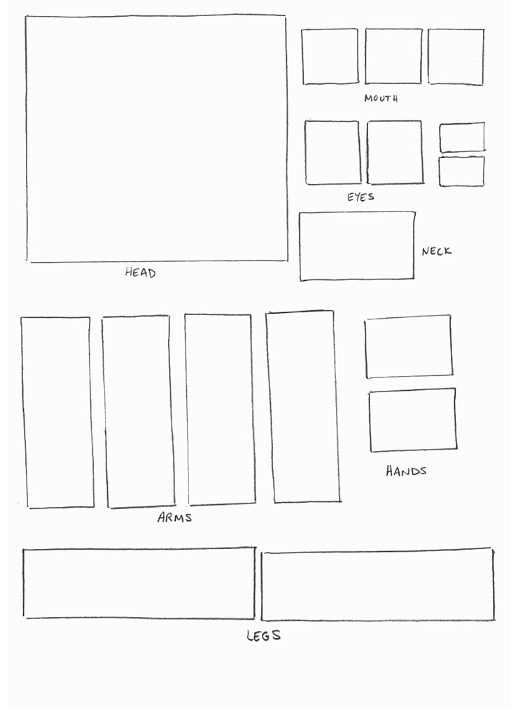 Detail Robot Craft Template Nomer 30