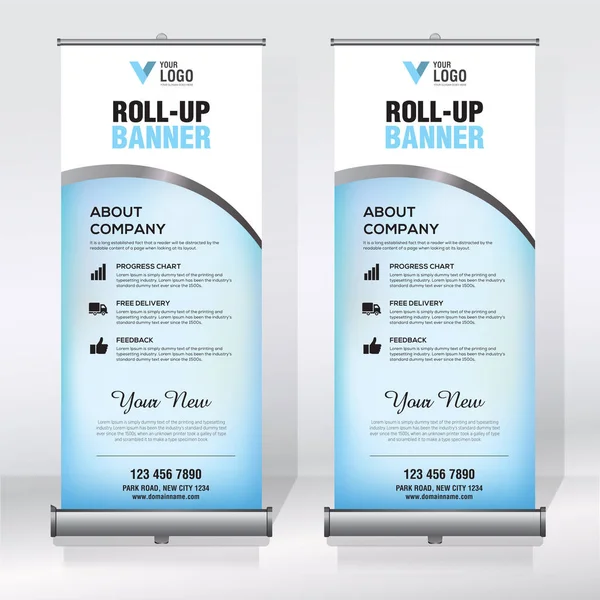 Detail Roll Up Banner Design Template Free Nomer 41