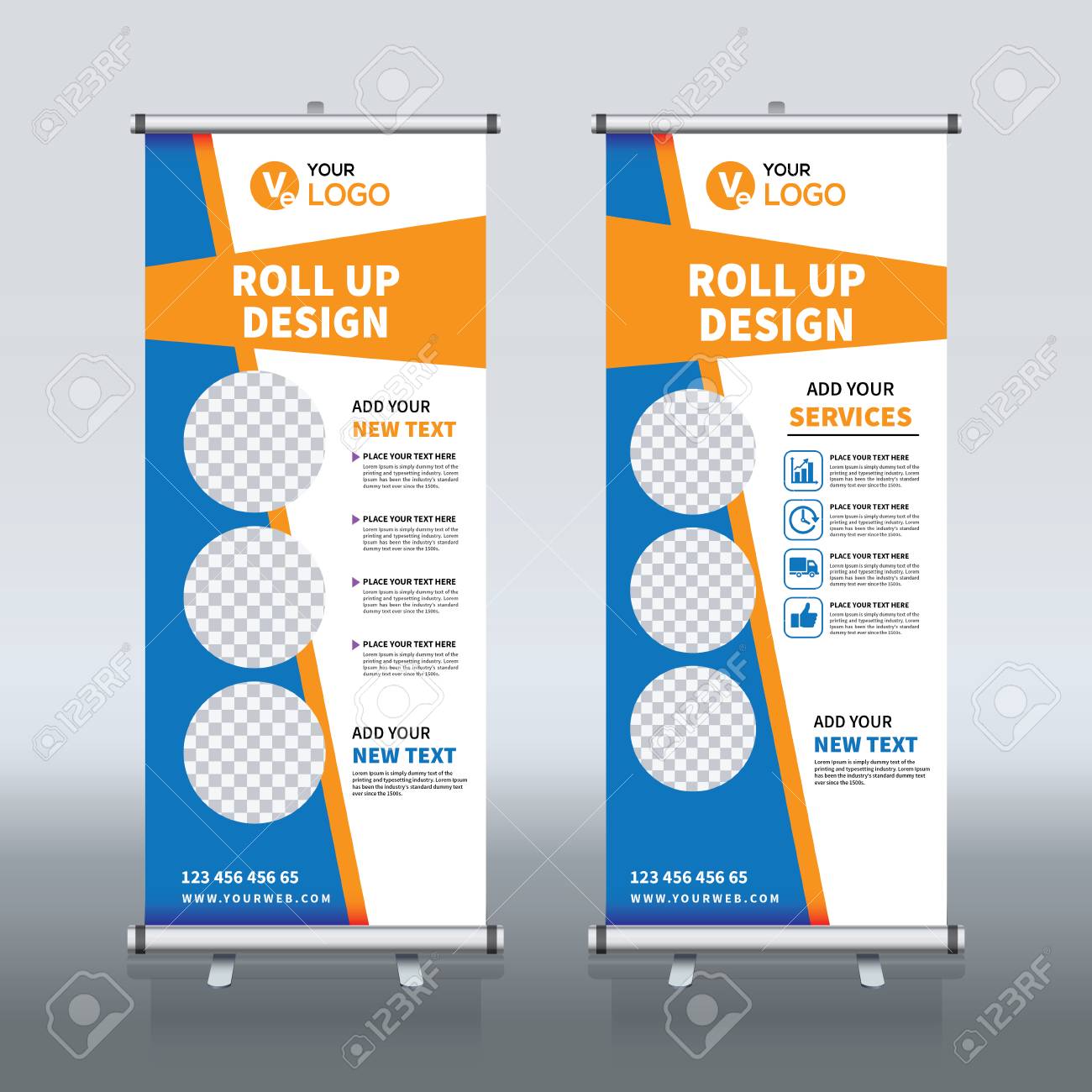 Detail Roll Up Banner Design Template Free Nomer 54