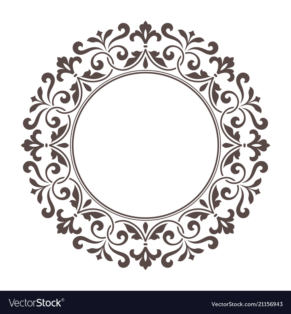 Detail Round Frame Template Nomer 4