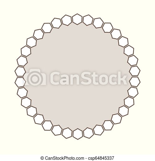 Detail Round Frame Template Nomer 38