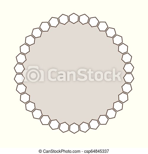 Detail Round Frame Template Nomer 38