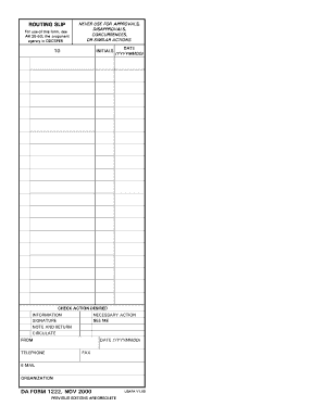 Detail Routing Slip Template Nomer 14