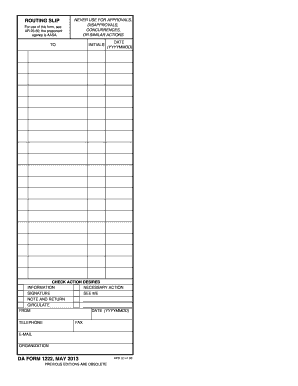 Detail Routing Slip Template Nomer 24